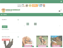 Tablet Screenshot of dogue-de-bordeaux-breed-store.com